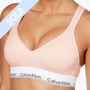 Calvin Klein Lift Modern Cotton Padded Bralette
